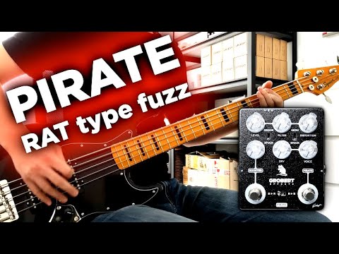 GROBERT EFFECTS // PIRATE // Demo - Jazz Bass with RAT type
