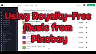 Using Pixabay for Royalty-Free Music to use in your YouTube Videos screenshot 3