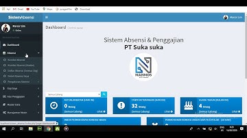 WEB SISTEM ABSENSI DAN PENGGAJIAN FINGERPRINT X100C (PART 7)