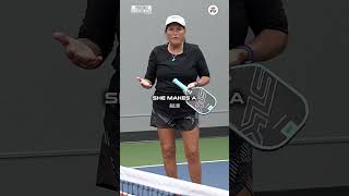 Coach Linda Thompson will teach you what to do when a player is isolated in mixed/gender doubles ⚡️