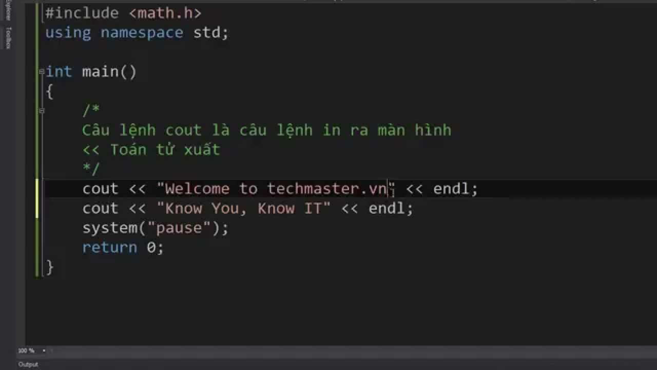 cout c++  2022 Update  C++ cơ bản - Nhập xuất trong C++ với cout cin và endl, \\n