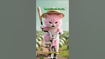 ❤️Mèo con giúp đỡ chú lợn.. #viralshort #meow #aicartn #catshorts