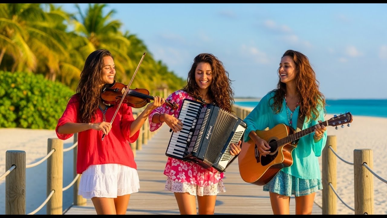 Flamenco Music Fusion – Spanish Guitar, Violin & Accordion in Beautiful Romantic Spanish Harmony