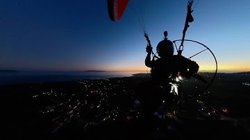 Staying Up Until Dark — Paramotor Flight at Kefalonia Island 12/2025