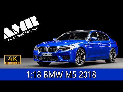 BMW M5 2018  Norev / 1:18 car model / 4k video by Auto Model Romance (AMR)