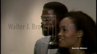 Howard Rollins and Irene Cara at For Us the Living: The Medgar Evers Story Movie Premiere (4/4/83)