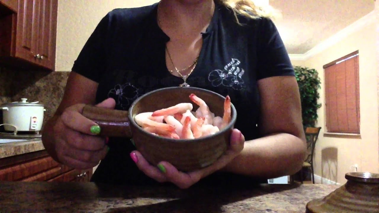 Camarones Saludables Al Microondas