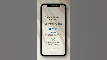ÖSD German Exam Slot 8Jan,26  || Registration open for few days || +91 - 8595609527 #ösd #exam
