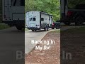 Finally Able to back in my rv! #shorts #ljandoree