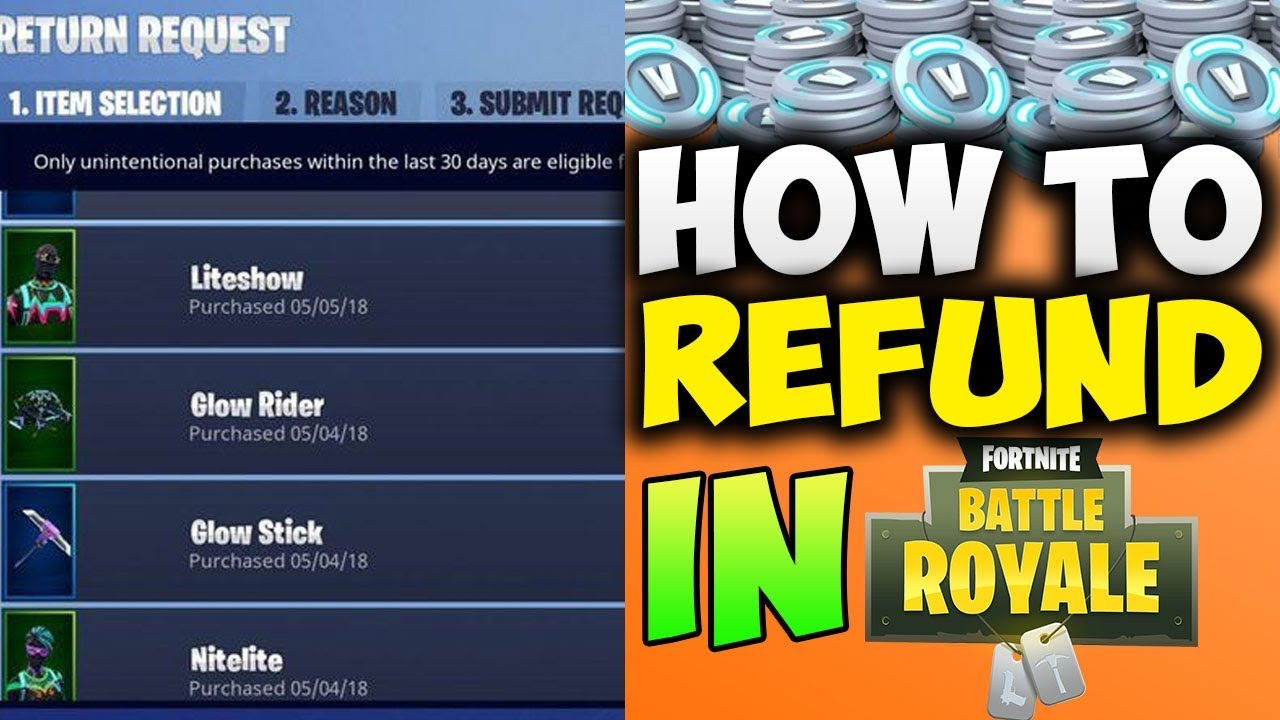 How To REFUND ANY ITEM In Fortnite: Battle Royale! [PS4, Xbox One, PC] (Patch v4.3) * - YouTube