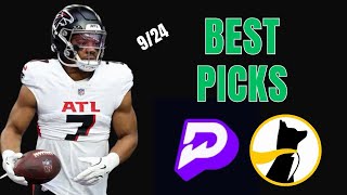 PRIZEPICKS NFL THURSDAY 9/24/26 - FREE PICKS!!! - (9-1 RUN!!!) - BEST PLAYER PROPS TODAY - ATL VS GB