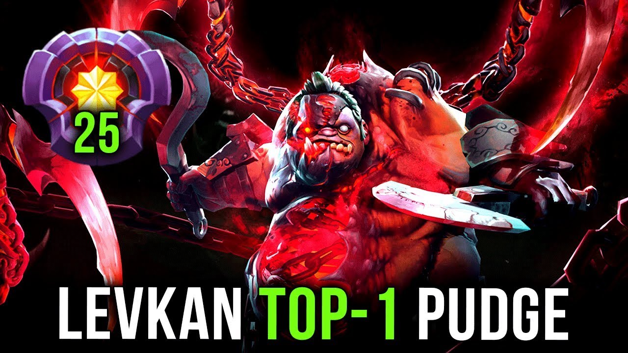 Levkan~_^ The Art of Pudge - Master Tier LVL 25 Dotaplus - EPIC Gameplay Compilation Dota 2