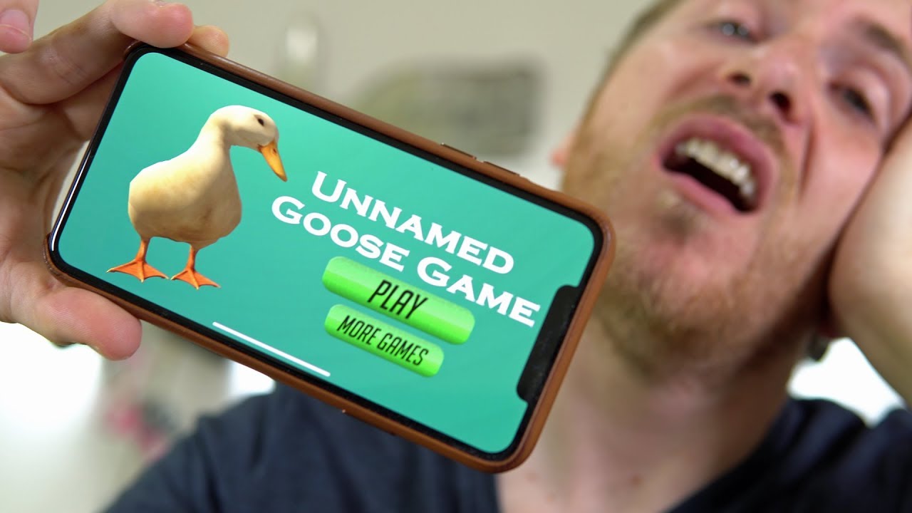 Bootleg Untitled Goose Game for iPhone ?! 