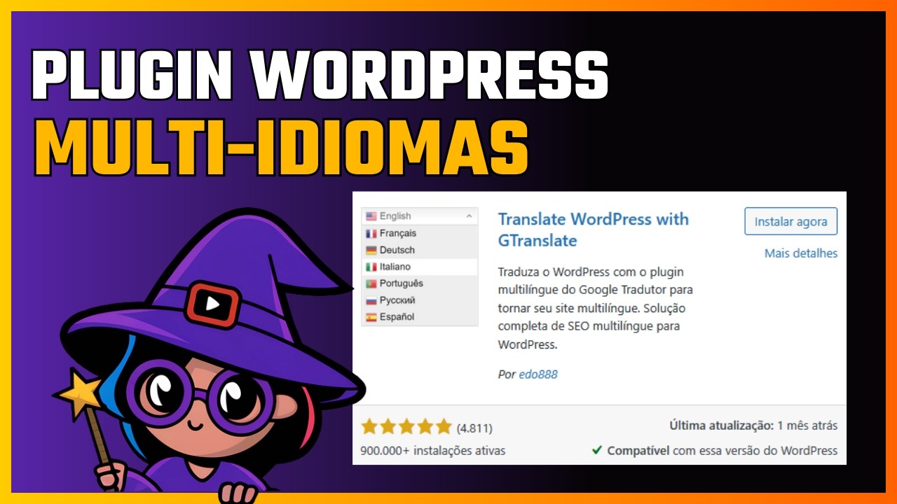 WordPress em Vários Idiomas com Plugin | TUTORIAL COMPLETO