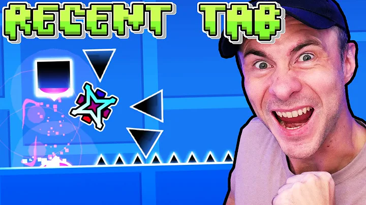 I almost BROKE a GEOMETRY DASH RECORD - The 100 Life Recent Tab Challenge