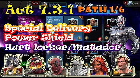 Act 7.3.1 Path 1/6 Initial Completion Easy Path| Marvel Contest of Champions