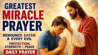 The Greatest Miracle Prayer | Renounce Satan & Every Evil — Pray This Daily
