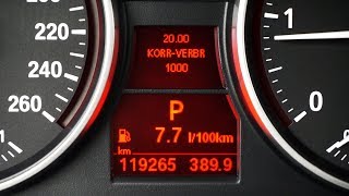 BMW fuel consumption readout correction in trip computer screenshot 4