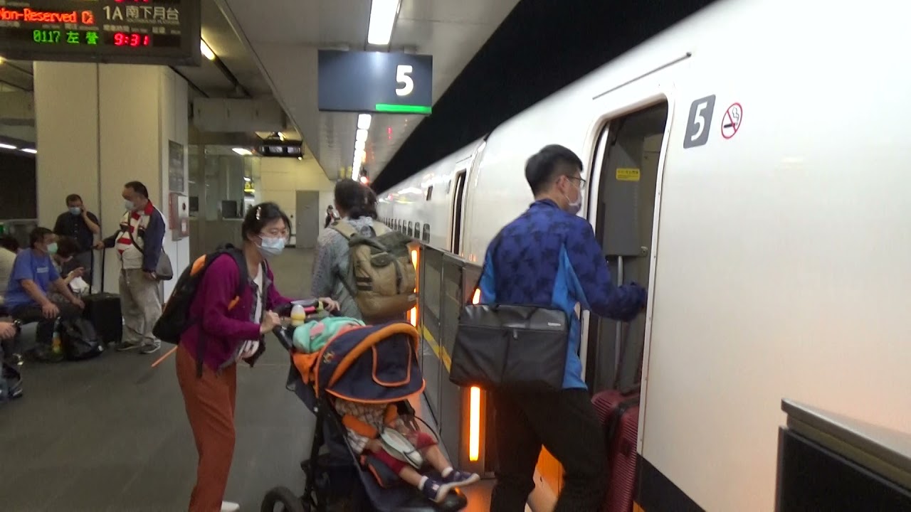 |安哥生活日誌| [台灣高鐵] 700T台灣高鐵 往左營 813次 台北進離站(清明連假運輸模式)