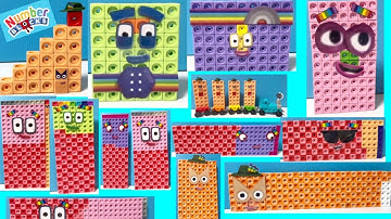 Numberblocks 21 times tables numberblocks toy learning fun 21-210 MathLink Cubes Multiplications X21