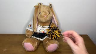 Pittsburgh Steelers Cheerleader Build A Bear Rabbit Plush