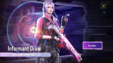 NEW LUCKY DRAW! Informant Draw | Scylla - "Rose Redo" & DR-H - "Blood Rose" | COD Mobile