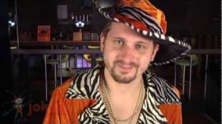 Orange Pimp Costume & Hat (ref: 63451)