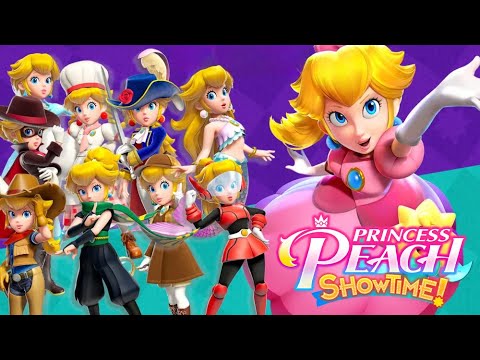 Princess Peach Showtime Complete 100% Gameplay Walkthough (All Collectibles)