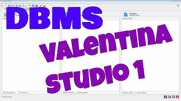 DBMS Valentina Studio 1
