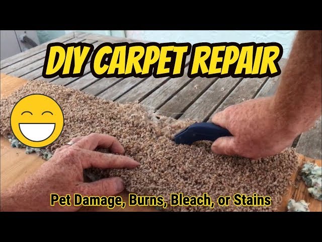 4 Different Ways To Patch Carpet (Must See For Carpet Repairs) 