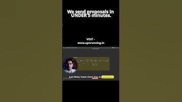 We Send Proposals in Under 5 Minutes | UP N RUNNING |  #aiautomation  #clientengagement #aitools