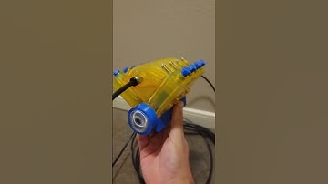 3D transparent printed compressed air V8