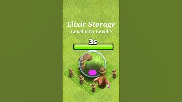Elixir Storage Level 6 to Level 7 / coc / Clash of Clans  #01
