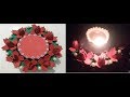 Diwali decoration /diya holder/ diya decoration / best out of waste / दीया सजावट