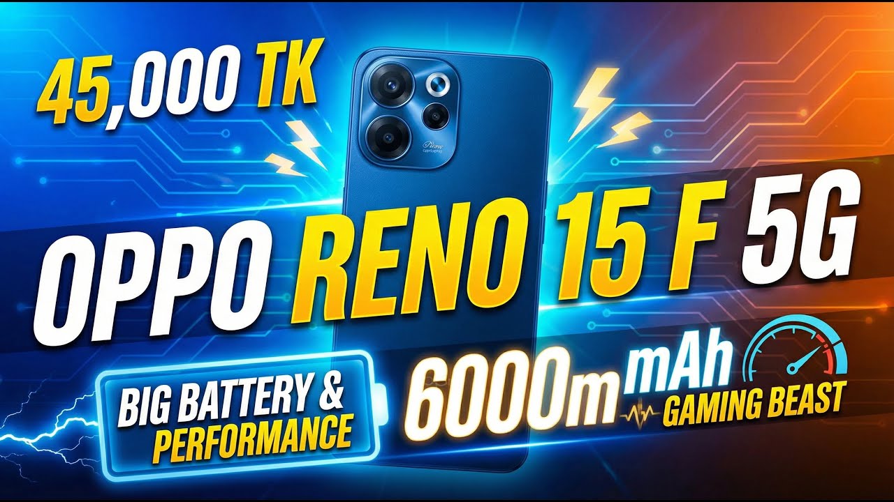 OPPO Reno 15 F 5G Full Review Bangla | 7000mAh Battery Phone 😱 কিনবো নাকি Skip করবো?