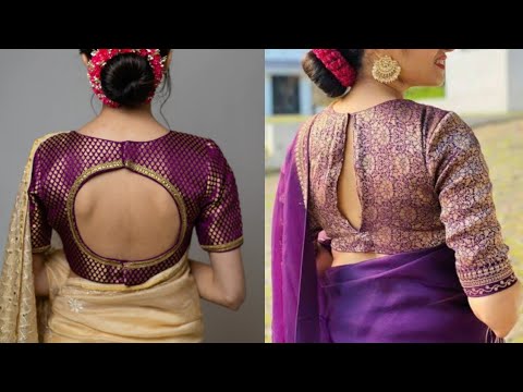 Latest brocade blouse designs/New blouse design/Back said blouse design/#brocadeblouse
