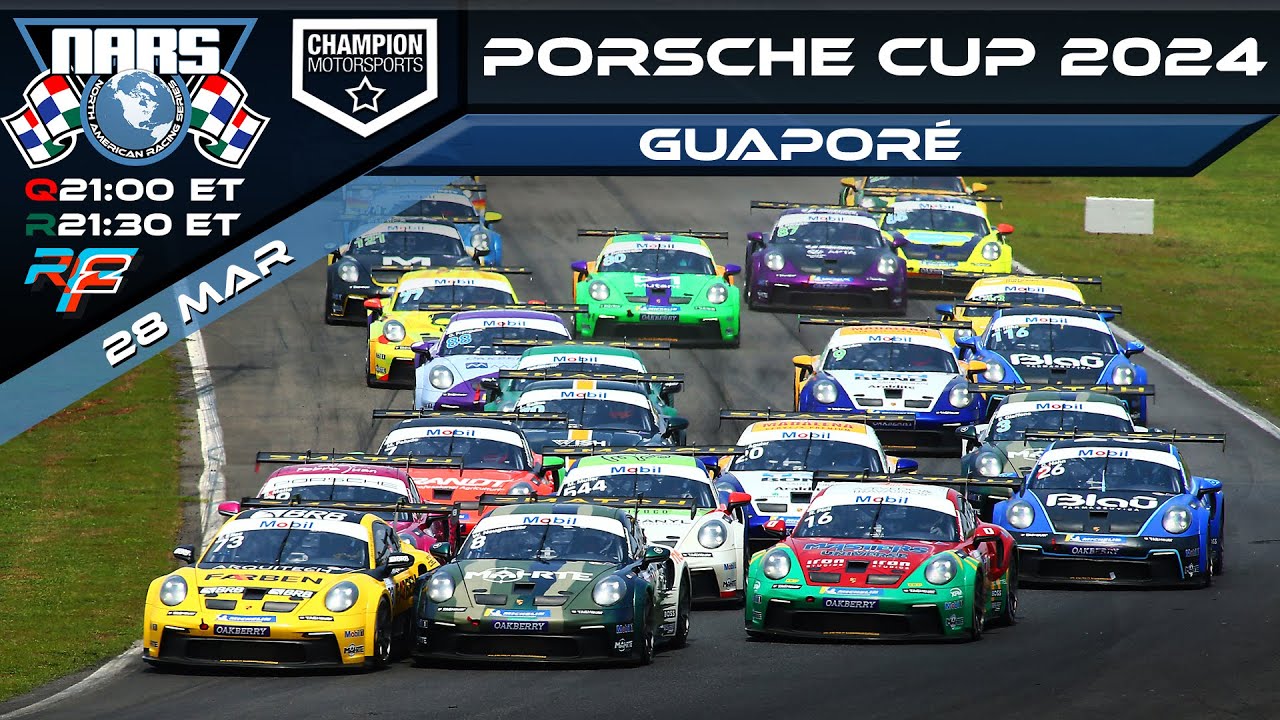 NARS Porsche Carrera Cup 2024 Guaporé YouTube