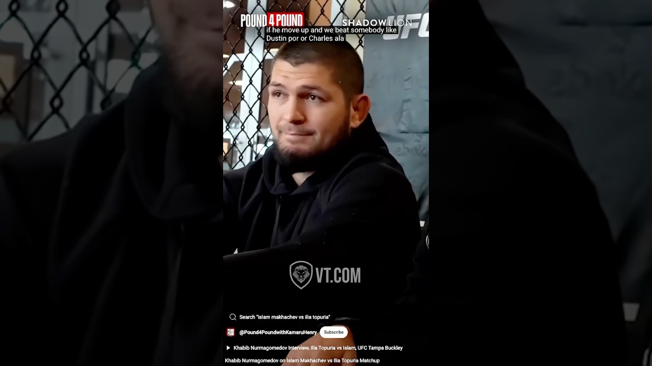 Khabib: Ilia Topuria Doesn&rsquo;t Deserve 155 Shot Yet