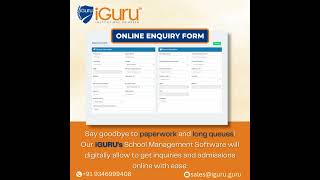 iGuru School Management Software: Help your school admission process easy, flawless and efficient! screenshot 2