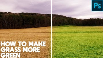 Photoshop Tutorial - How To Make Grass More Green In Photoshop
