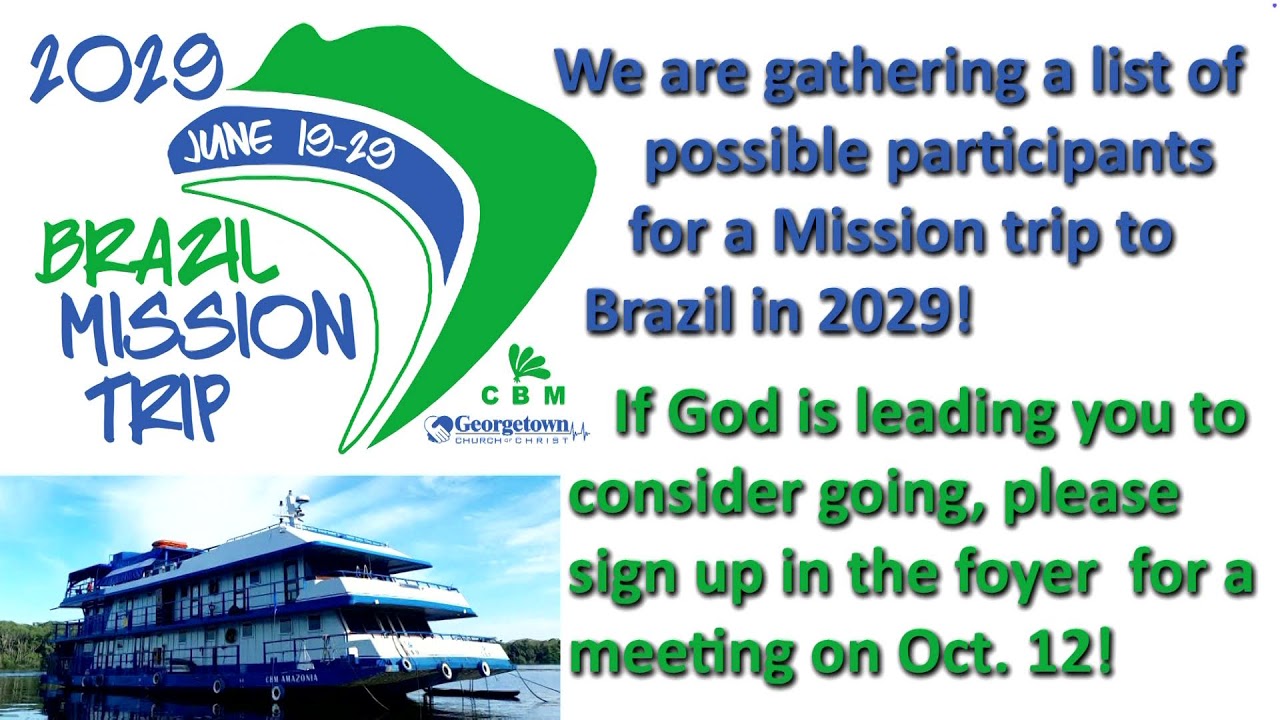 Georgetown Church of Christ 1st Service: Mike Edmisten