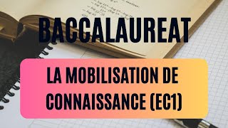 La Mobilisation De Connaissances Bac2024 De Ses