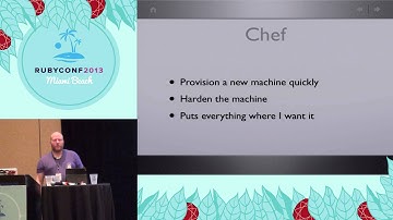 Ruby Conf 2013 - Your Development Machine in the Cloud by Charles Wood