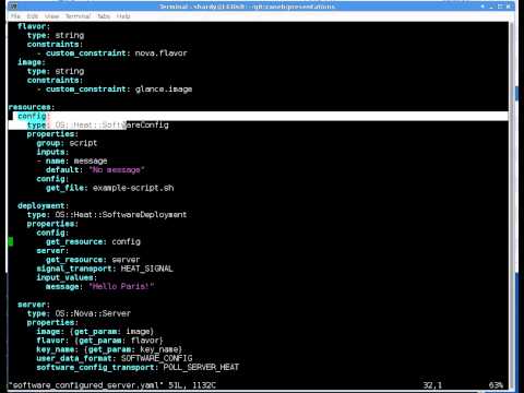 OpenStack Heat - Basic SoftwareConfig example