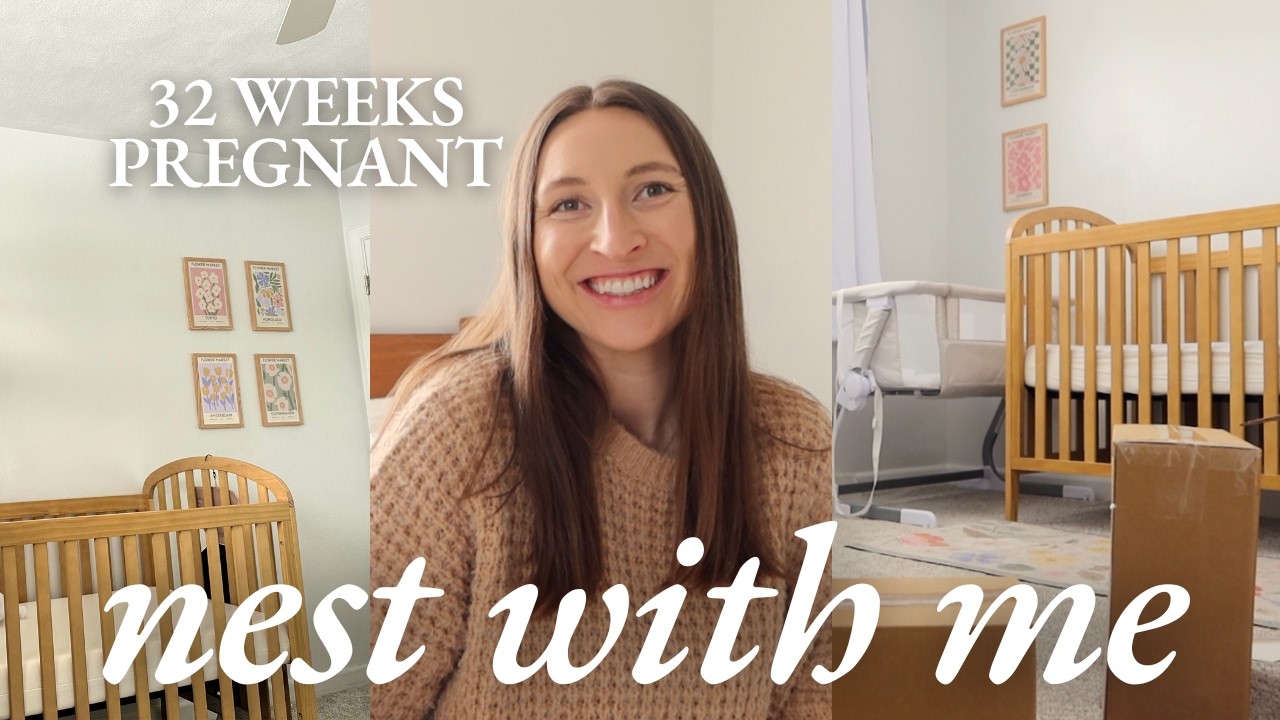 32 Weeks Pregnant | Nest With Me In The Third Trimester, SAHM Life + Gestational Diabetes Diagnosis