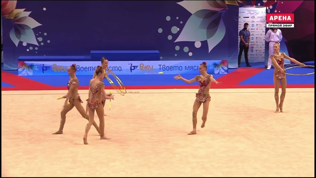 Team Russia ECh Varna 2021 AA 3 hoops + 2 pairs of clubs 44.000