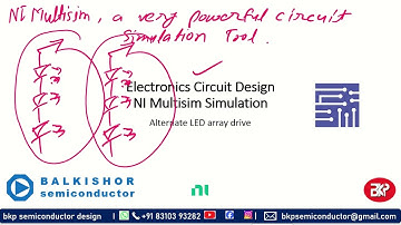 001c: LED array switching simulation in Multisim