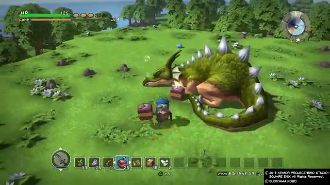 Dqb メルキド地方のドラゴン討伐 ドラクエビルダーズ Youtube