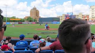 Akron Rubber Ducks batter gets struck out