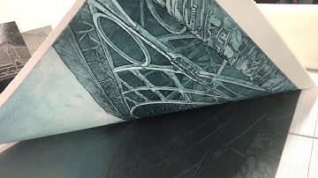 Printing  Limited Edition Intaglio Etching of the Ironbridge